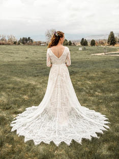 Shelby's wedding in Allure Bridal Gown