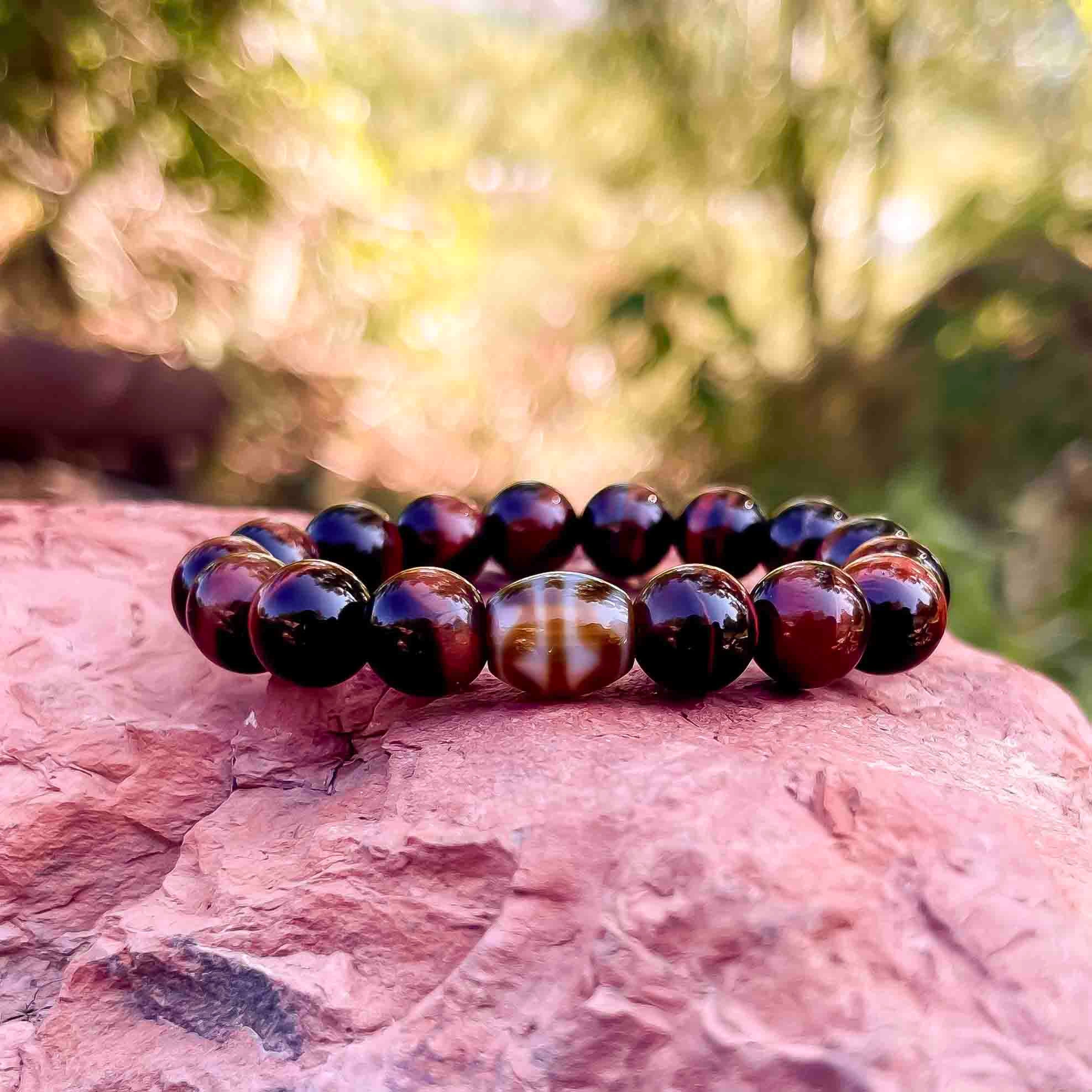 Dzi Stein "Tigerzahn mini"