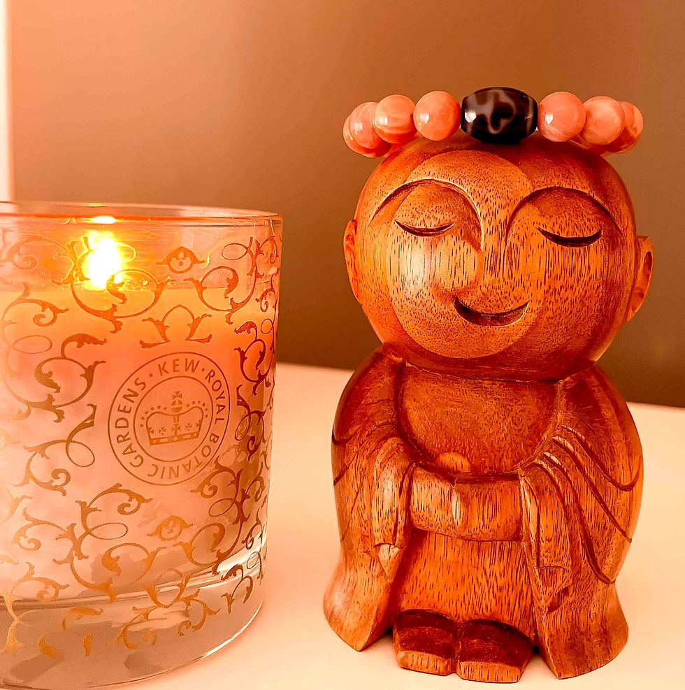 Dzi Armband "Bodhi" mit Sonnenstein | Feng Dzi