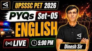 UPSSSC PET 2026 | Previous Year Questions Set - 05 | English | Complete Solution – airGurukul