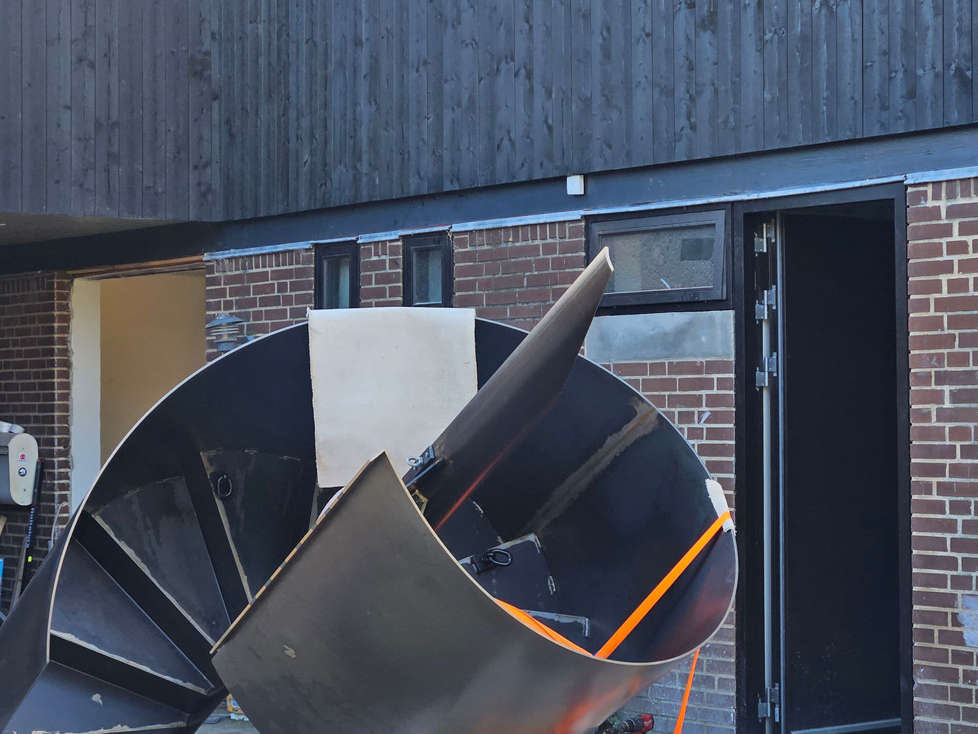 Ståltrappe med egetrin · Aarhus · detalje 6