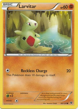 larvitar 40/124 - xy : fates collide