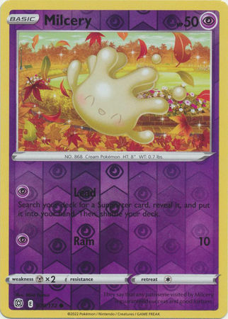 Milcery - 070/172 - Common Reverse Holo Sword &amp; Shield: Brilliant S