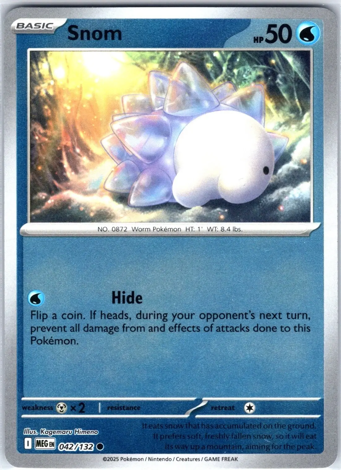 Snom 042/132  - Reverse Holofoil ME01 Mega Evolution - Common
