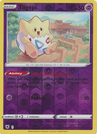Togepi - 055/189 - Common Reverse Holo Sword & Shield: Astral Radiance Reverse H