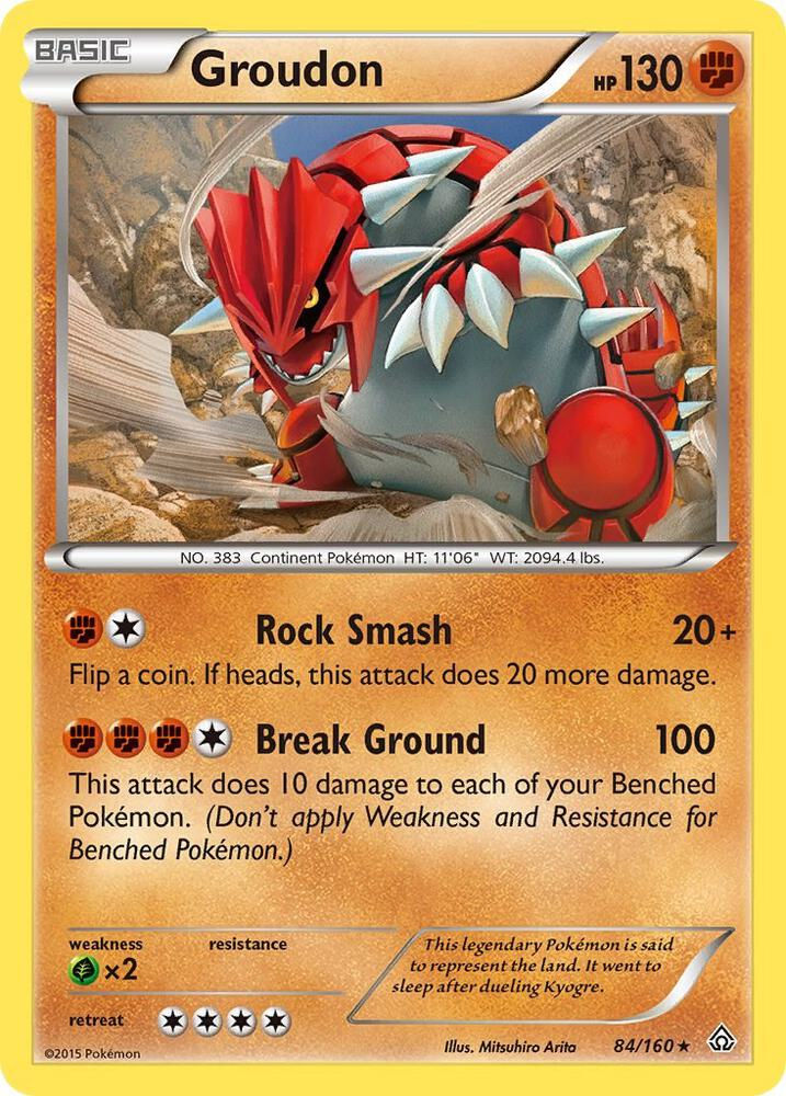 Groudon 84/160 - XY - Primal Clash (PRC)