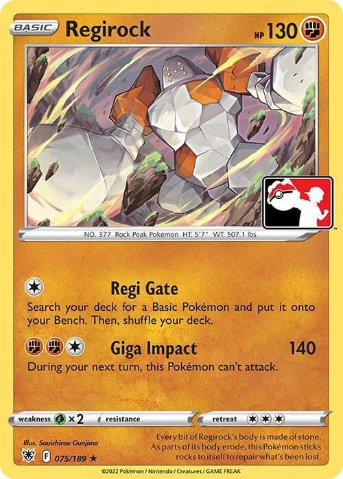 Regirock - Prize Pack Series Cards