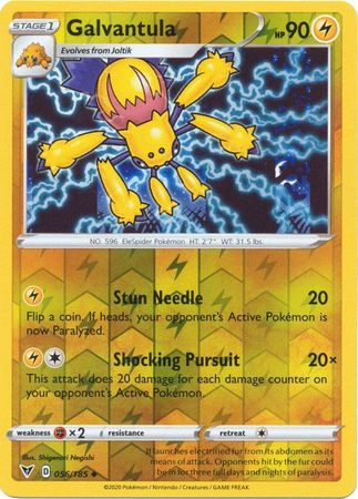 Galvantula - 056/185 - Uncommon Reverse Holo Sword & Shield: Vivid Voltage Rever