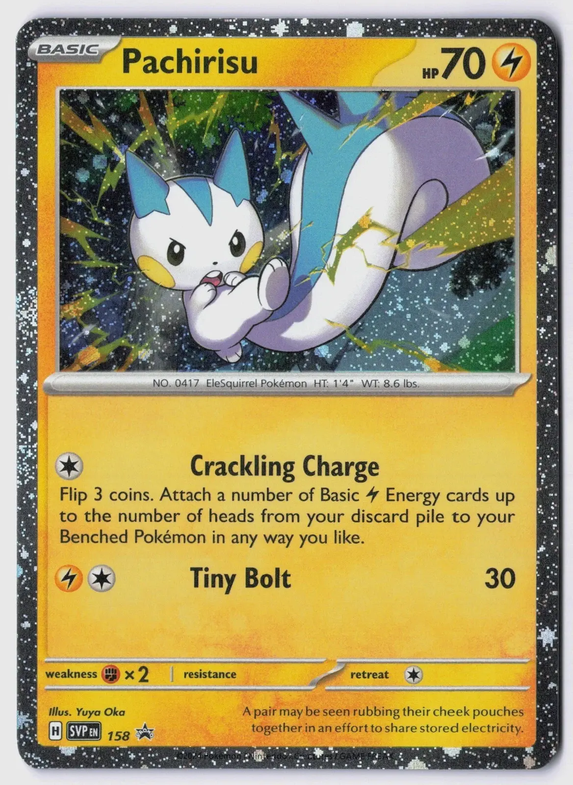 Pachirisu 158 - Holofoil SV Scarlet & Violet Promo Cards