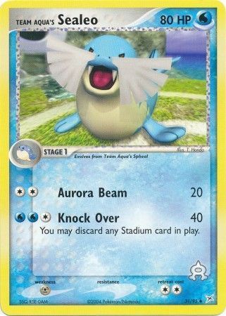 Team Aqua's Sealeo - 31/95 - Uncommon