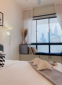 aesthetic decoration in one of the unit at The Aurea Loft