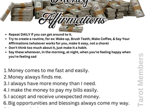 Money Affirmations 2024