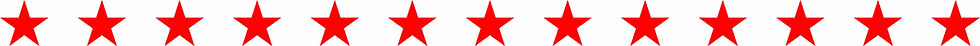 Thirteen inline stars representing the Thirteen United States of America that signed the Delaration of Independence.