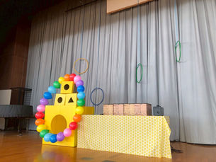 サイエンスショーの公演写真|千葉県旭市の小学校で大変大盛り上がりでした