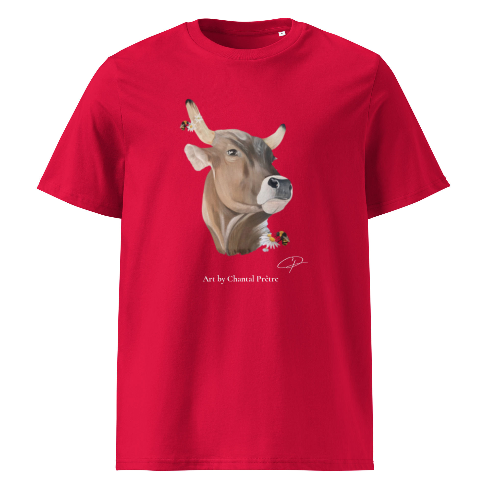 Unisex Bio Baumwolle T-Shirt - mit weisser Schrift