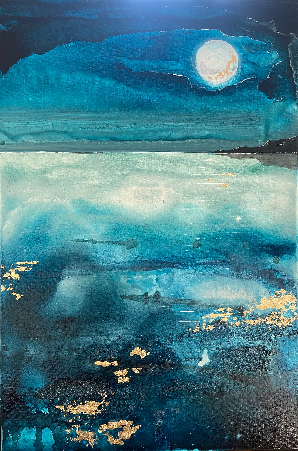 Miniaturbild: Under the moonlight, je 40x60cm
