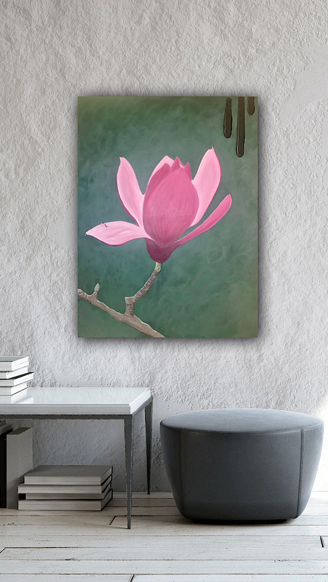 Miniaturbild: Magnolia 60x80cm
