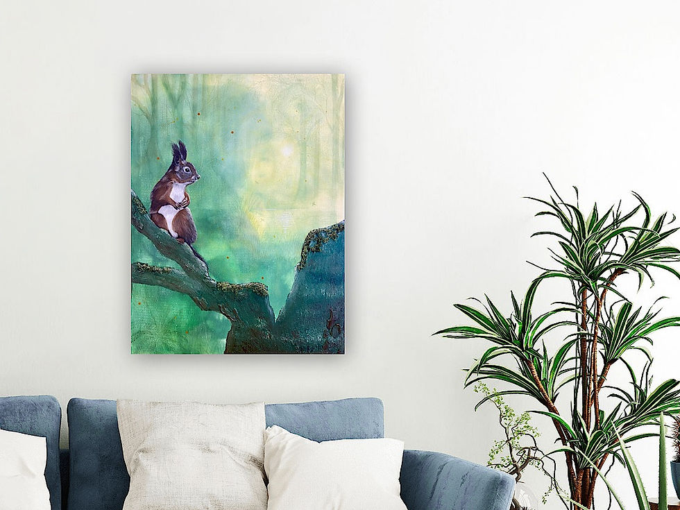 Miniaturbild: Waldseele 60x80cm