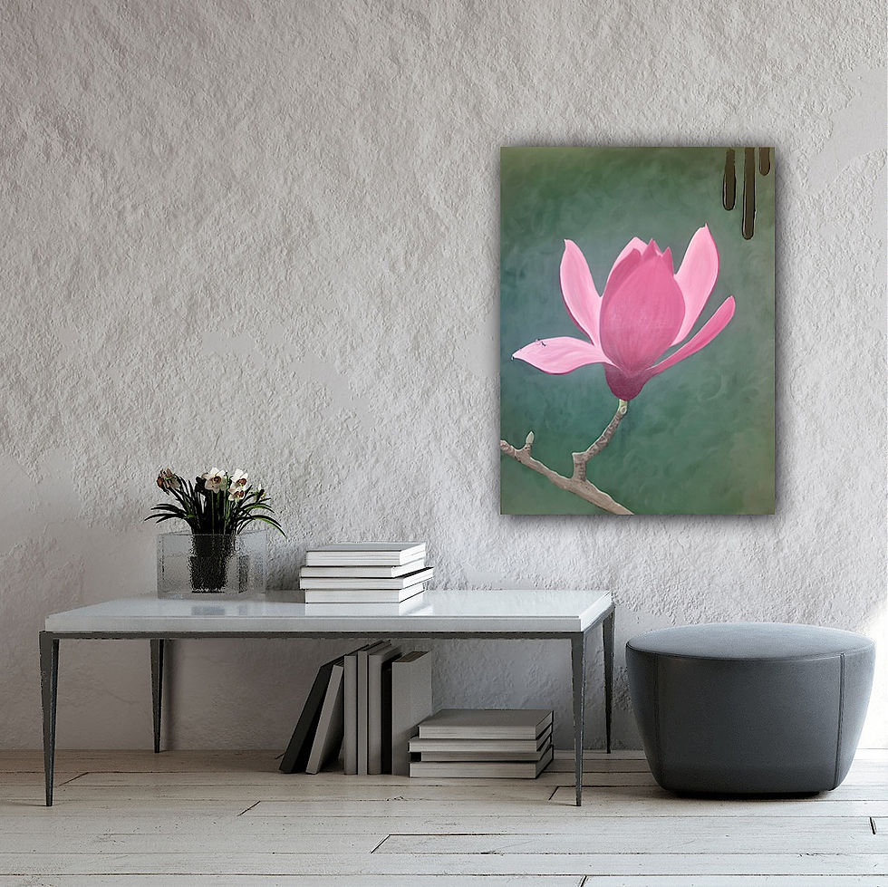 Miniaturbild: Magnolia 60x80cm