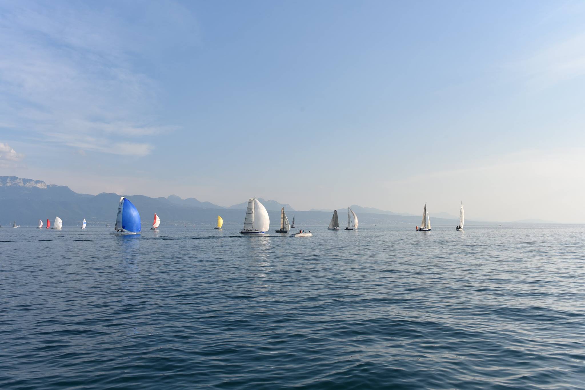 Régate sur le Léman