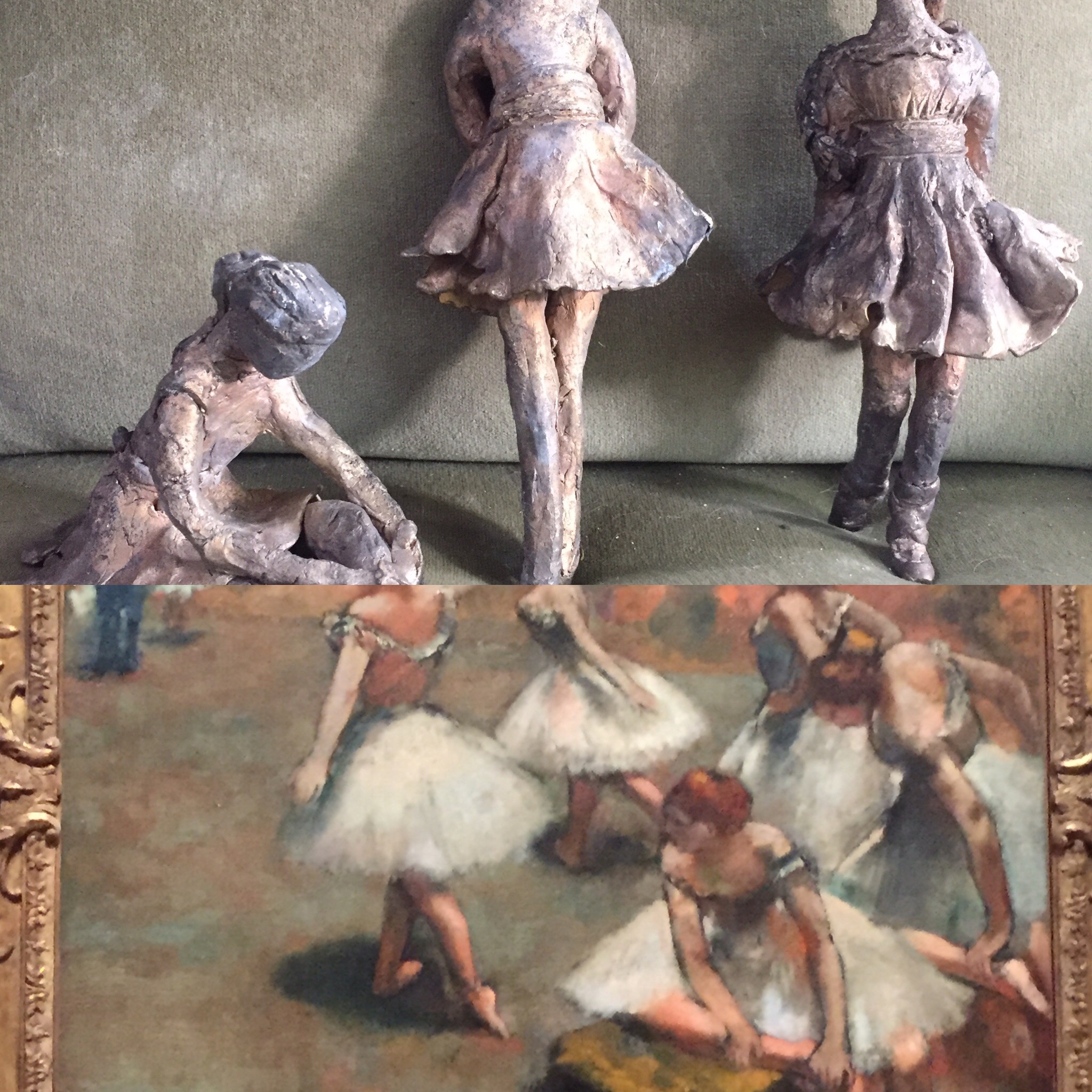 Ballerinas after Monet