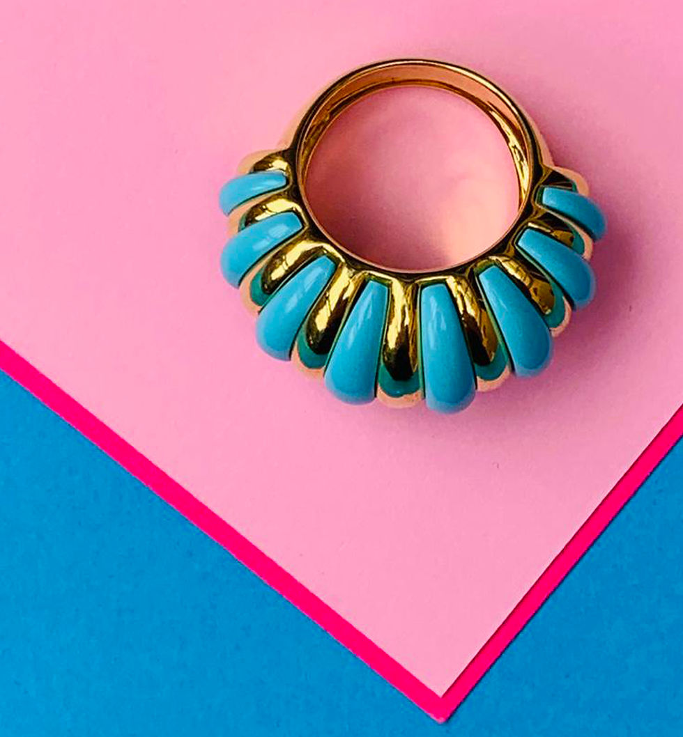 Thumbnail: PETALINO TURQUOISE RING
