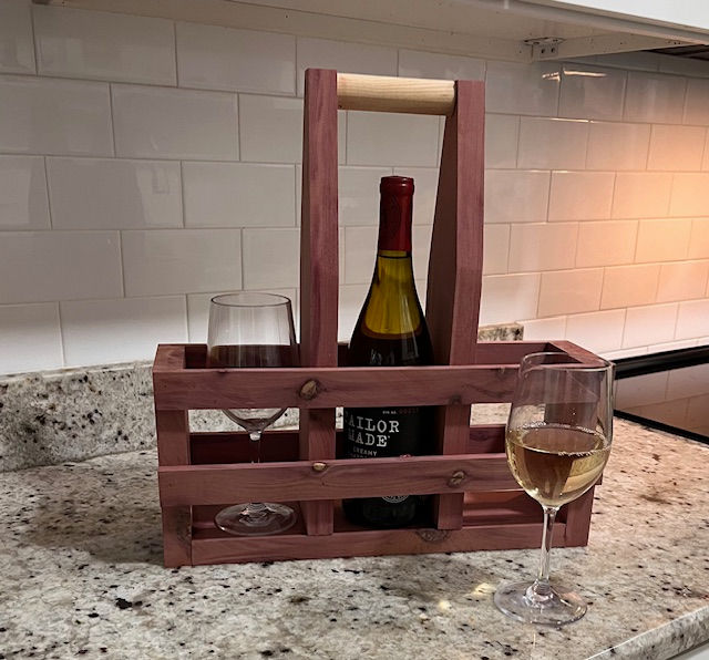 Thumbnail: Red Cedar Wine Caddy