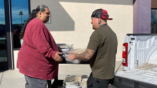 Teaming Up for Good: Providing Meals from Suns Games to Native American Connections