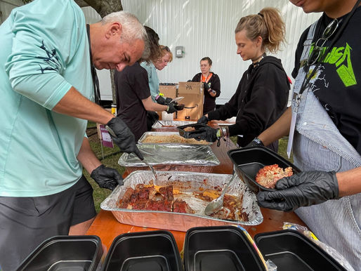7000+ lbs and 7800+ meals were served throughout the city of Chicago during the week of Lollapalooza