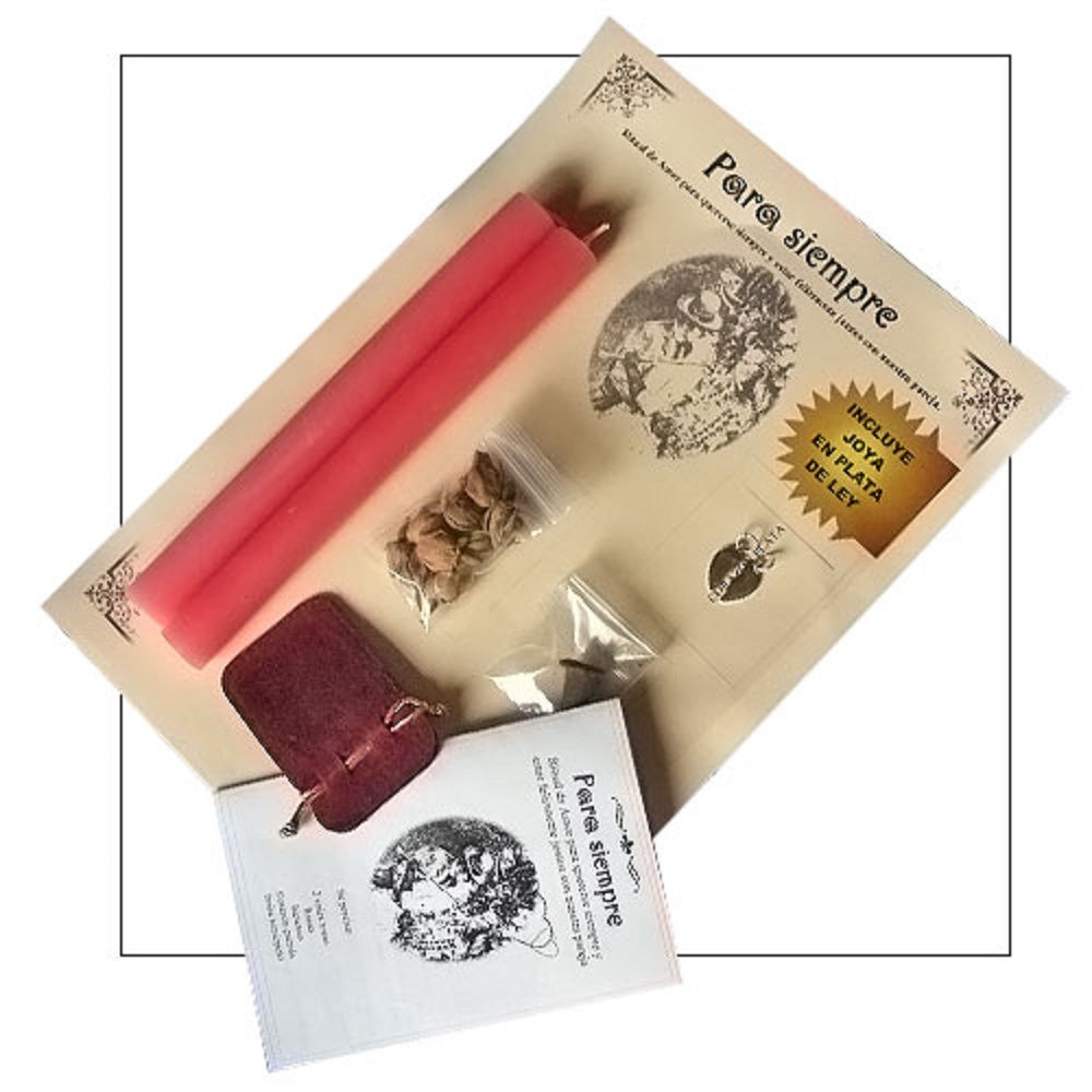 Ritual "Quererse siempre" con colgante de plata.