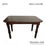 Miniatura: Mesa de Jantar Mônaco 82x1,31x79h COD:2215