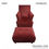 Miniatura: Poltrona Suede Cor Bordo 74x90x93 COD:6991