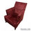 Miniatura: Poltrona Suede Cor Bordo 74x90x93 COD:6991