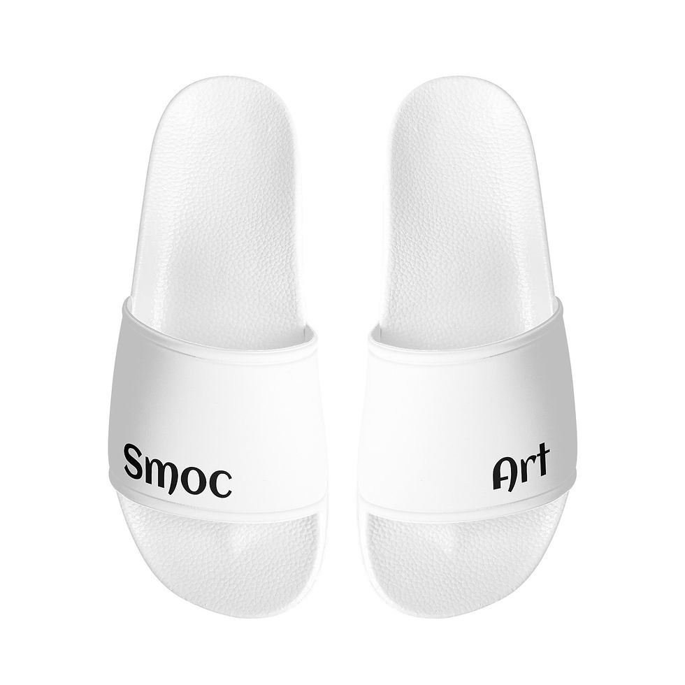 Thumbnail: Men's PVC Black and White House Slides Sandals Bathroom Slippers