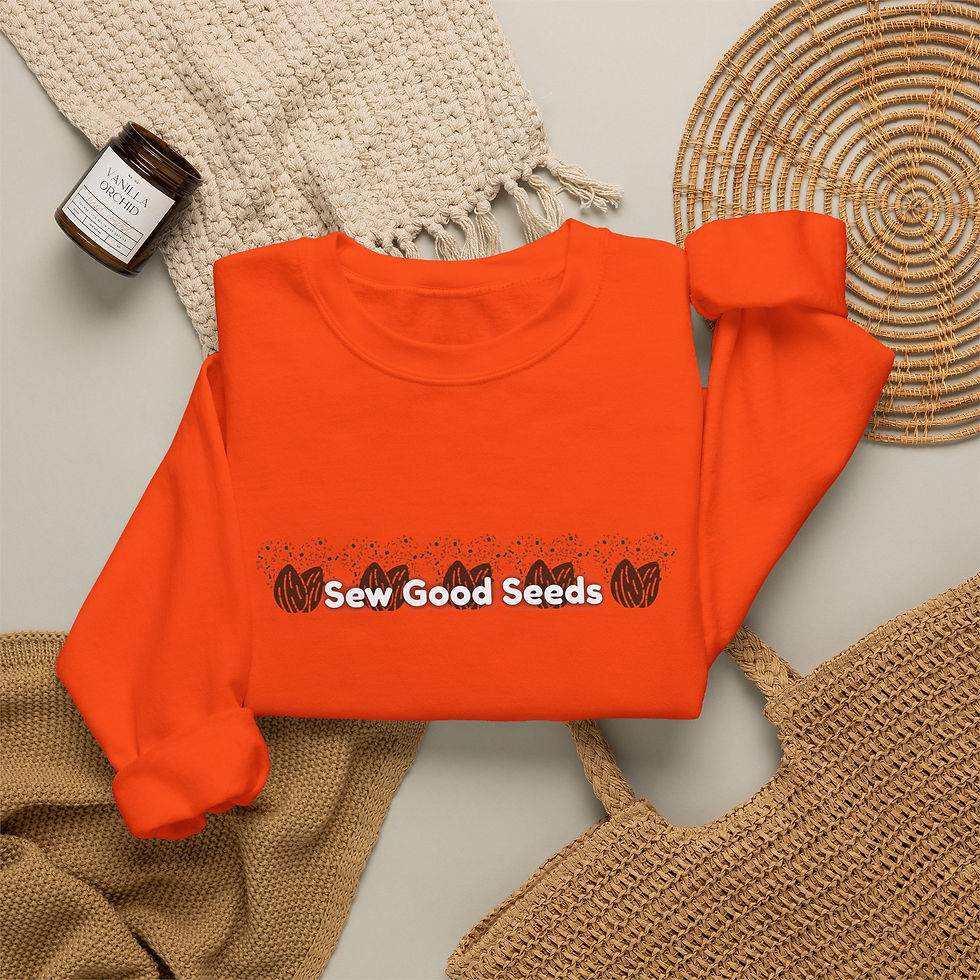 Thumbnail: Sew Good Seeds Heavy Blend™ Crewneck Sweatshirt