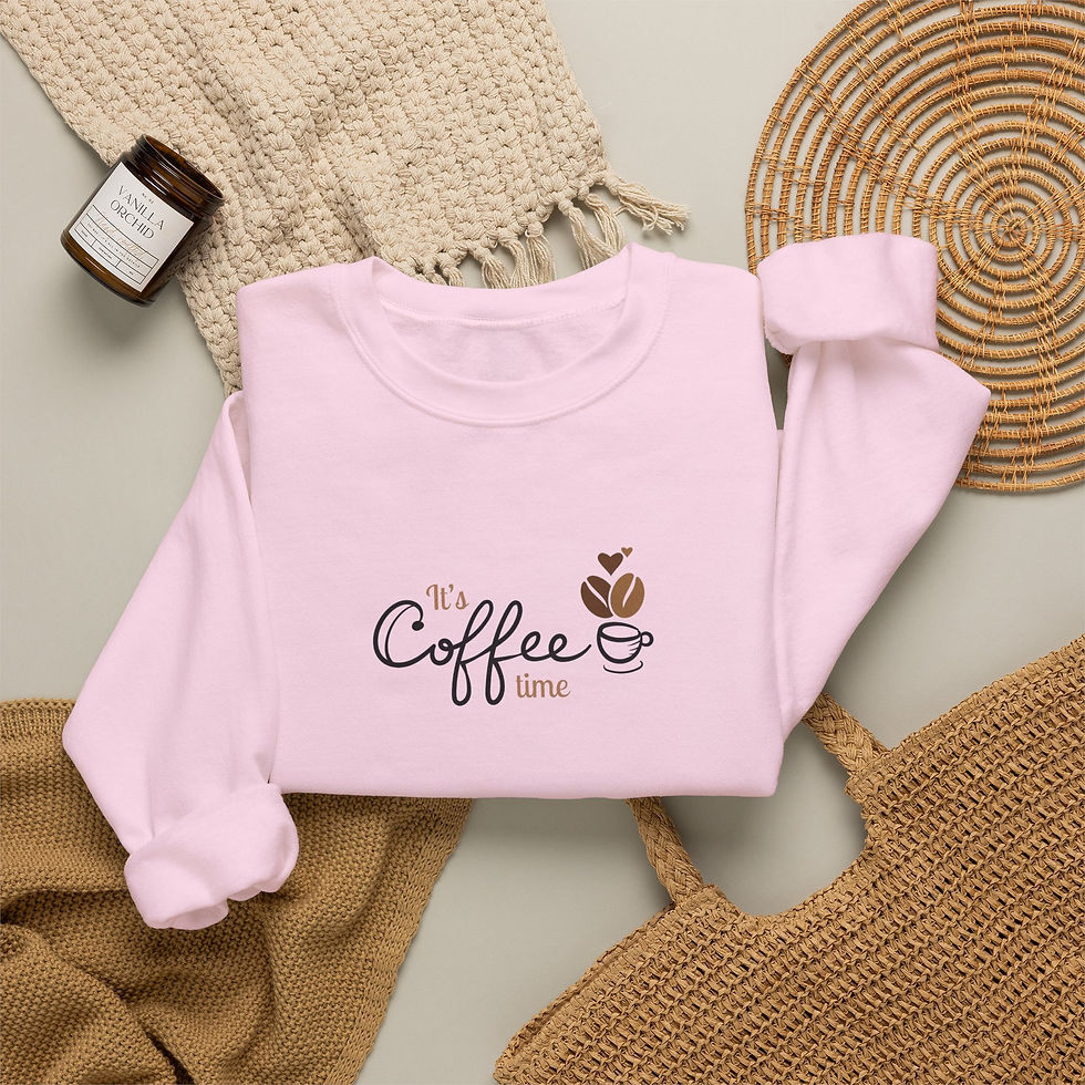 Thumbnail: Coffee Lover Heavy Blend™ Crewneck Sweatshirt