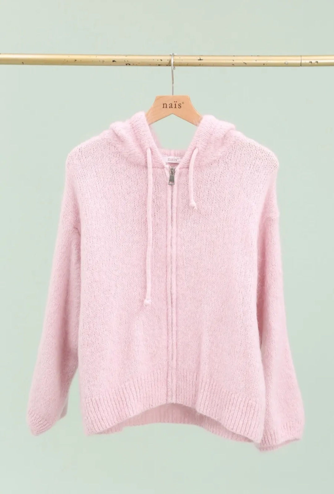 Gilet mohair 25090 - Rose