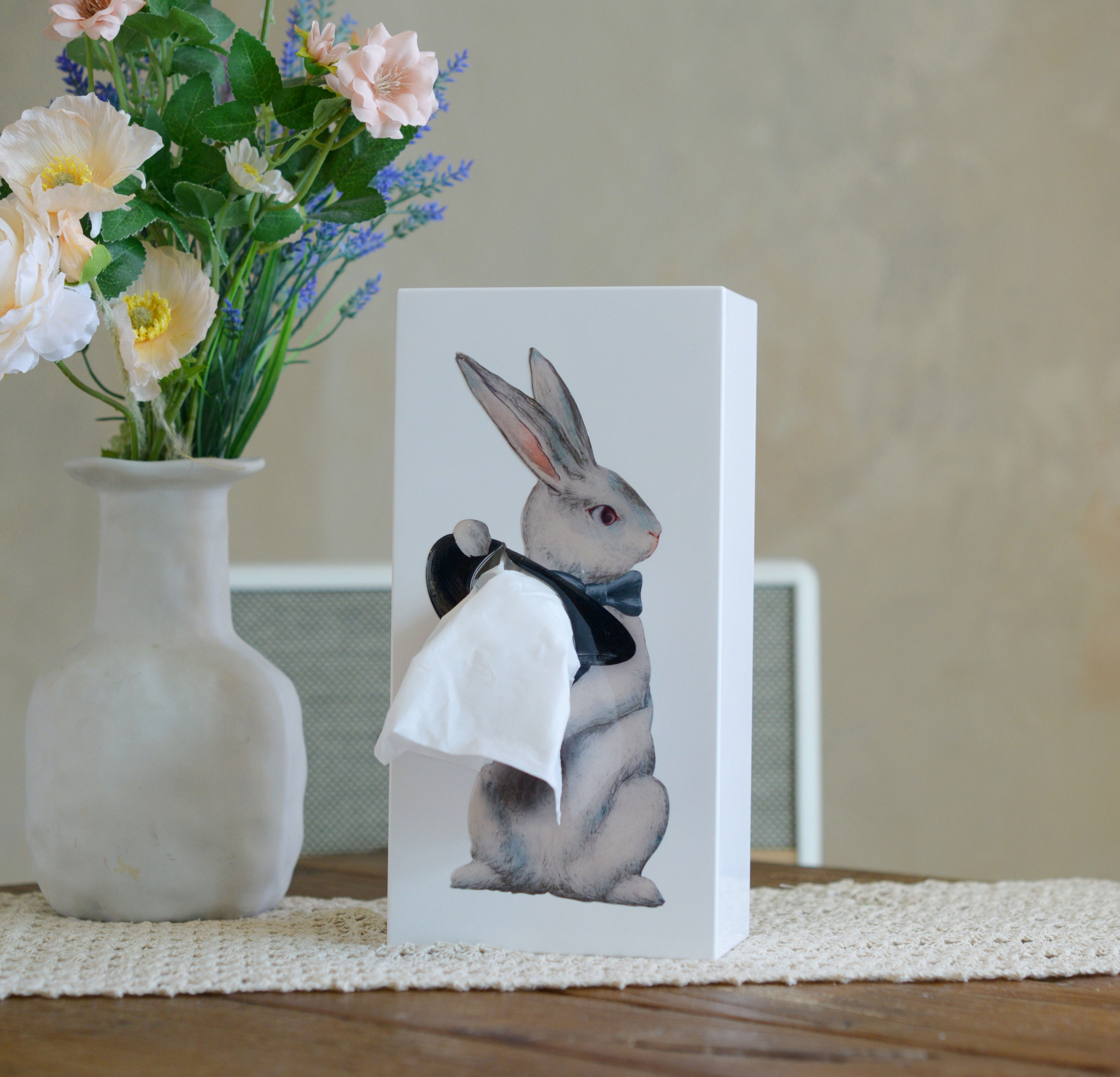 Boîtes à mouchoirs Lapin