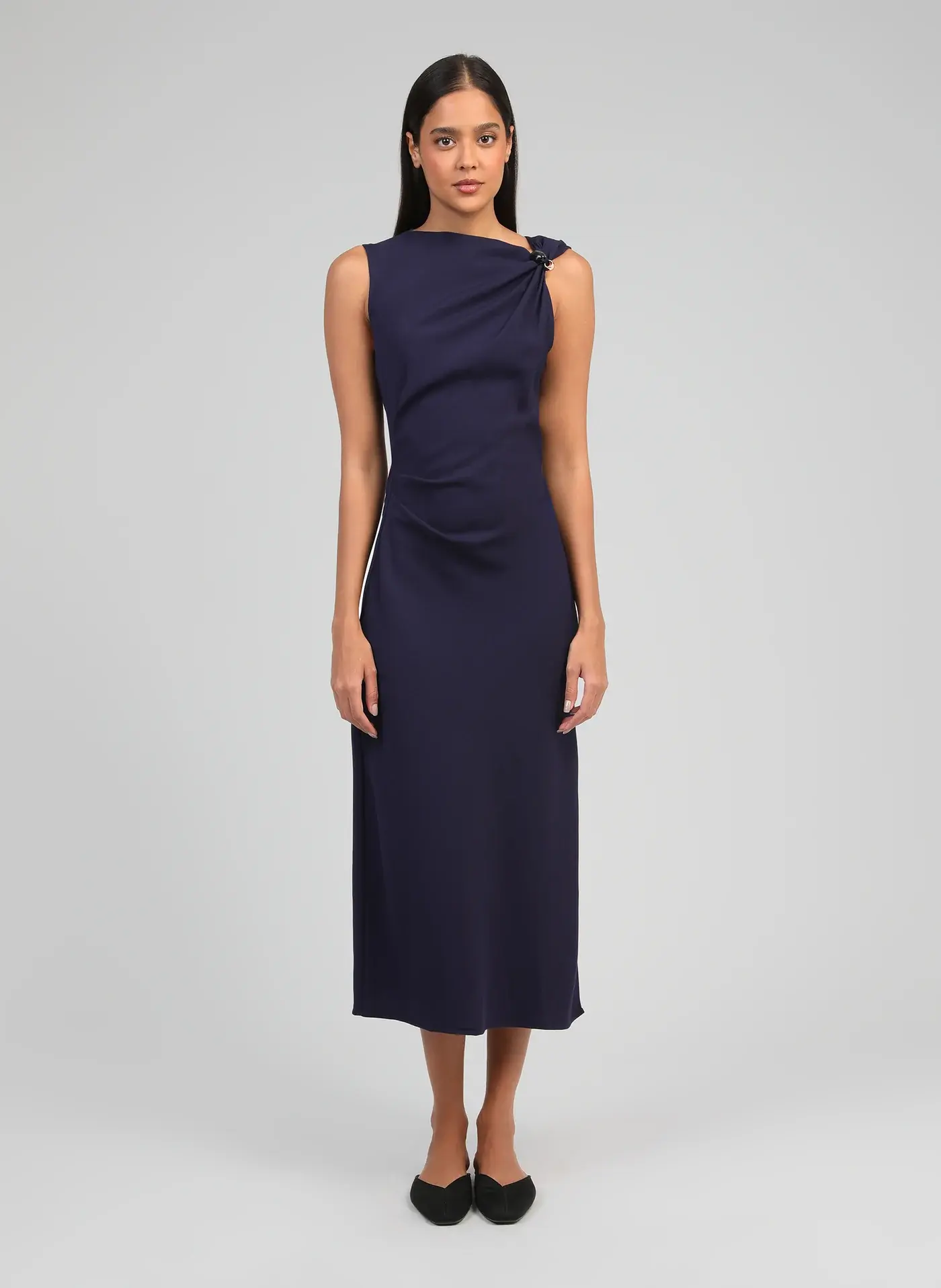 Robe midi Milana - Marine