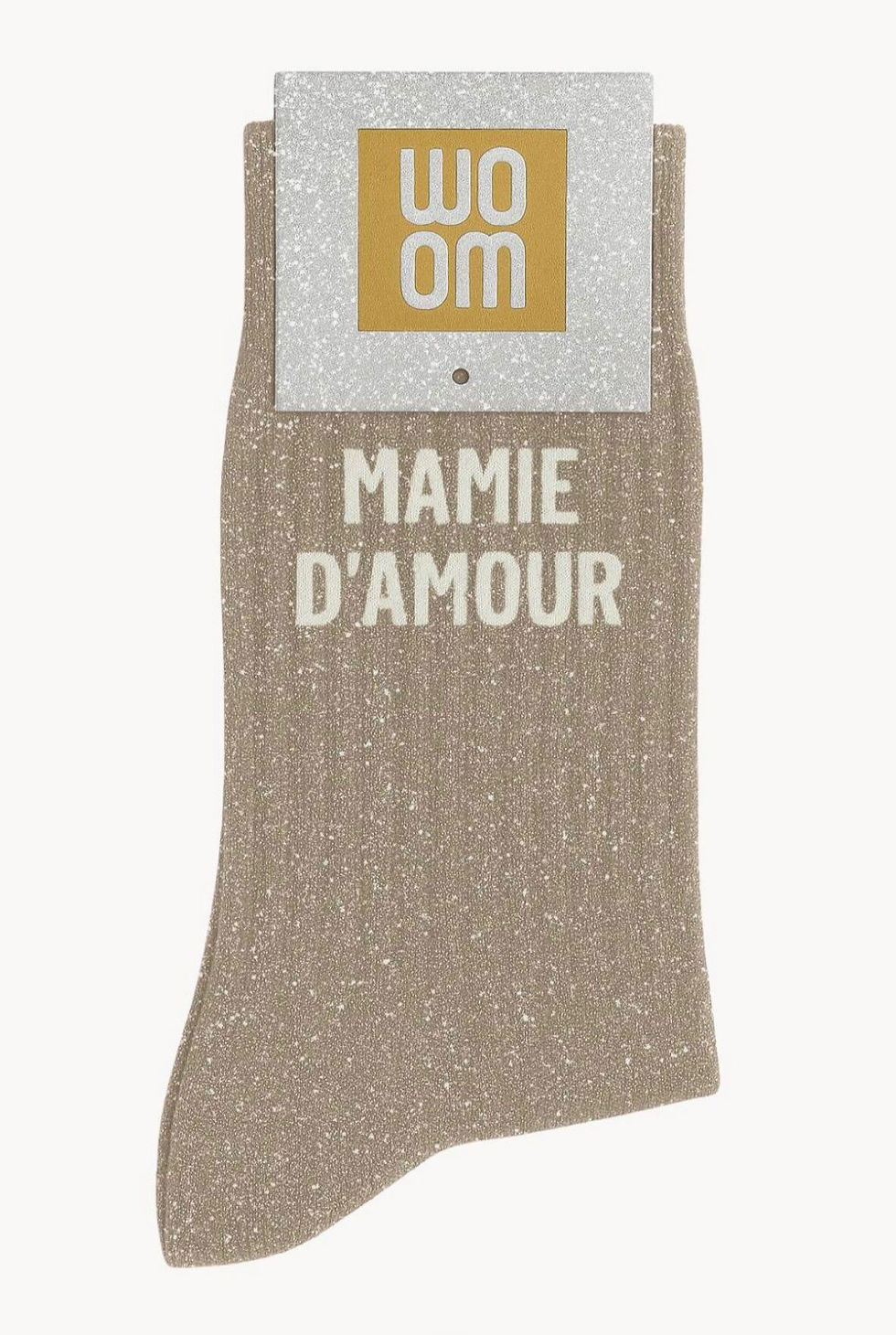 Chaussettes à Paillettes à Message "Mamie d'Amour"