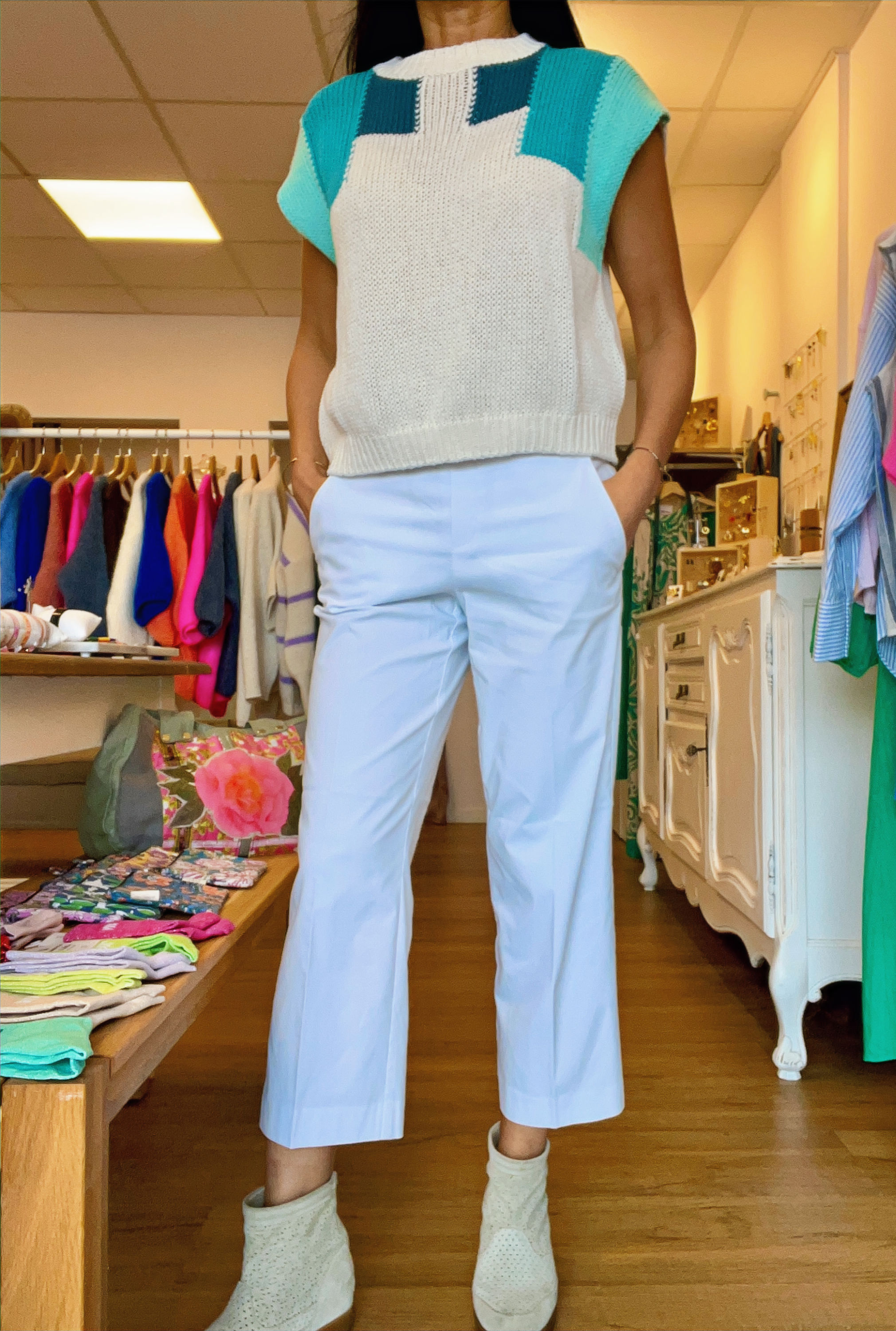 Pantalon Fenja2-658 Blanc
