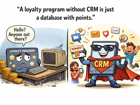 A loyalty program without CRM is just a database with points