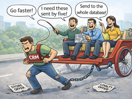 Stop Treating CRM Like the Email Factory. You Bought a Ferrari. You’re Driving It Like a Corolla.