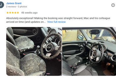 Customer 5 star review on mould removal service