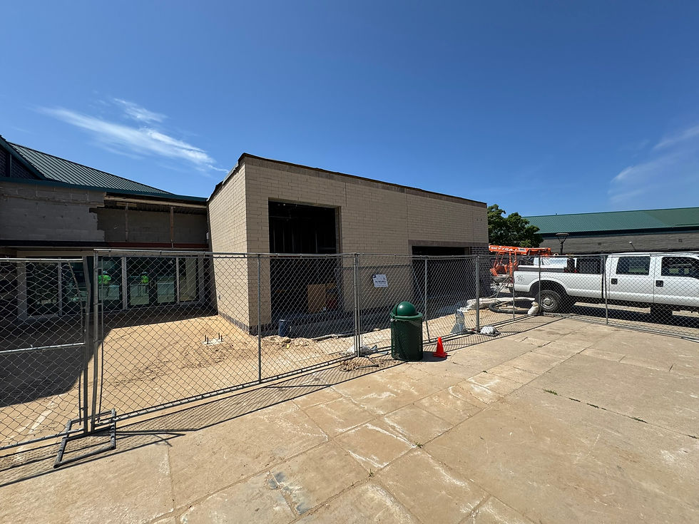 Pinewood Middle School's office addition.