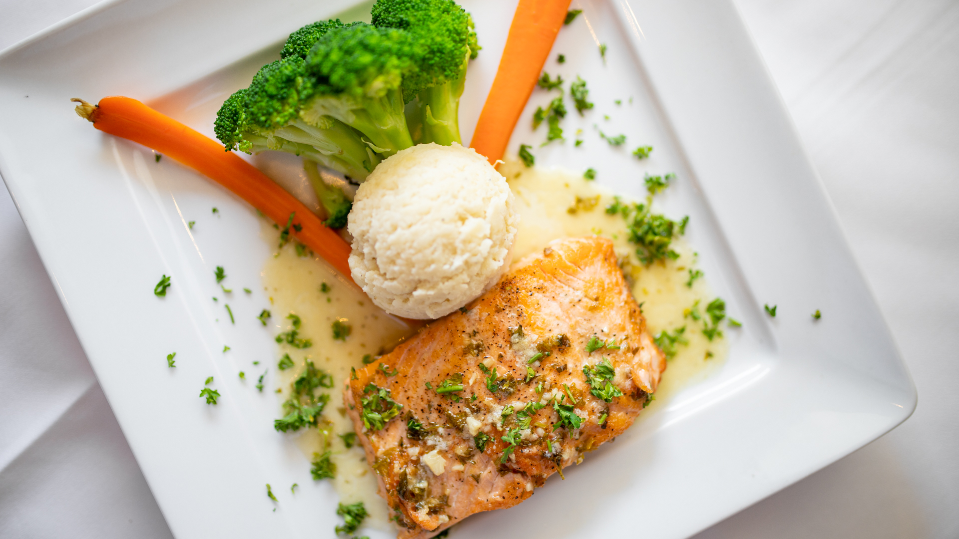 Broiled Atlantic Salmon