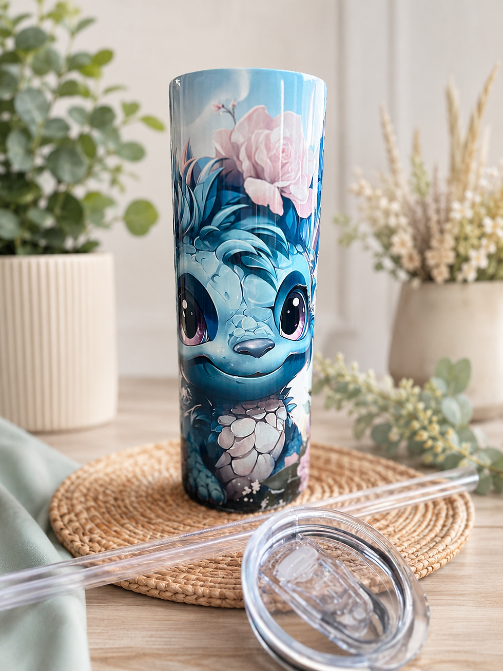 Miniaturbild: Baby Drache Tumbler 590 ml Edelstahl  Thermobecher mit Deckel