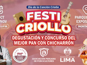La Municipalidad Metropolitana de Lima invita al FESTICRIOLLO 2025 y al concurso el mejor pan con chicharrón