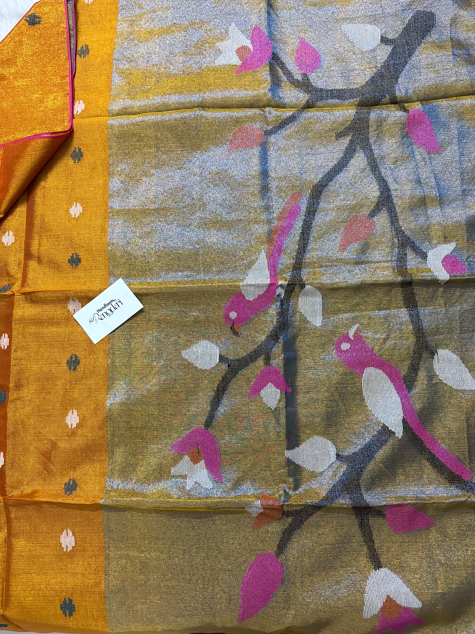 Thumbnail: Contemporary Paithani | Orange
