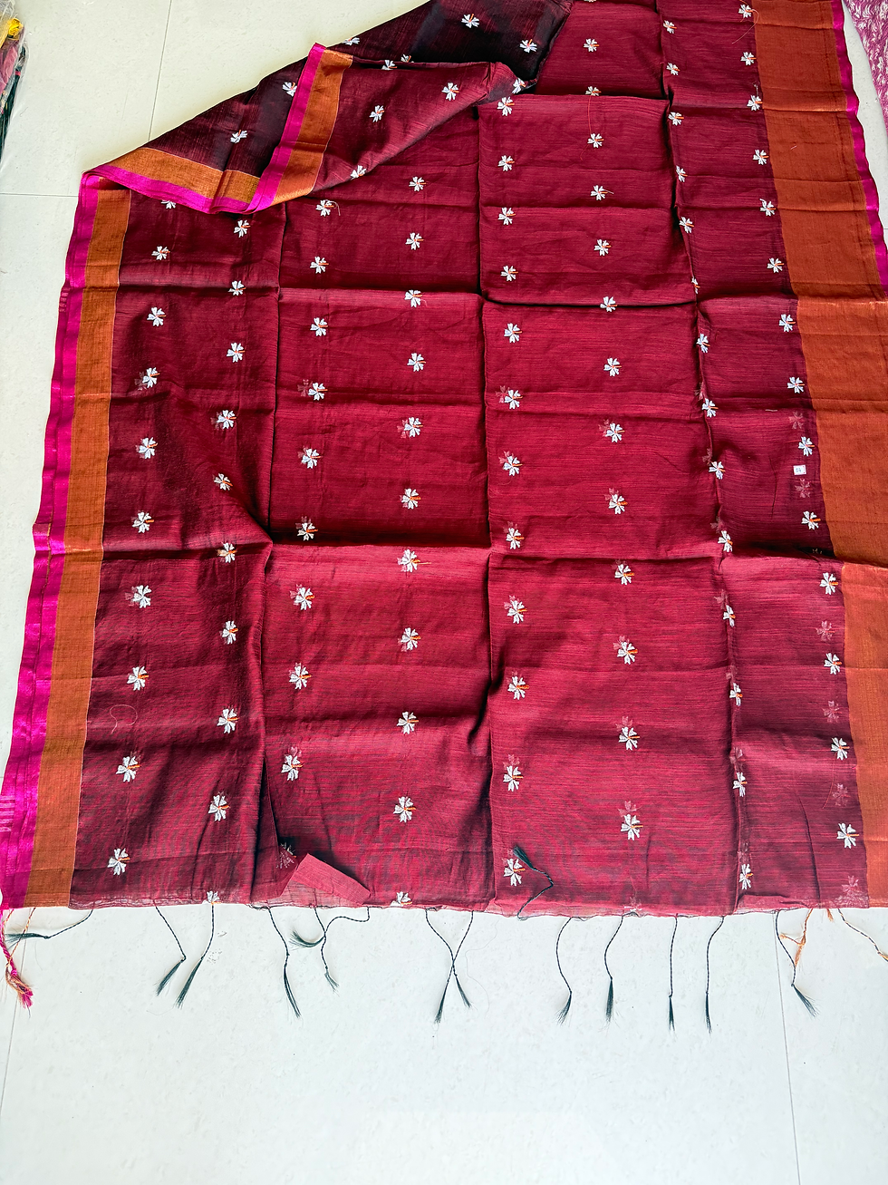 Thumbnail: Prajakta- Cotton Silk - Maroon
